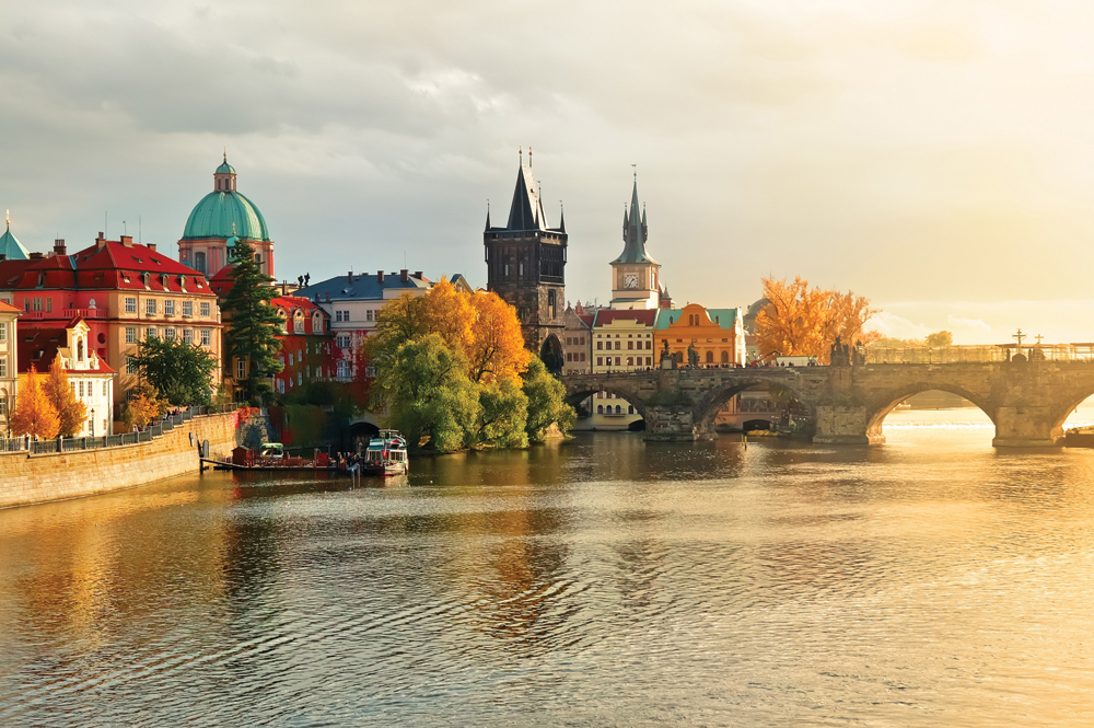 Old-Town-of-Prague-with-Charles-Bridge-at-sunset-Czech-Republic-_111579194